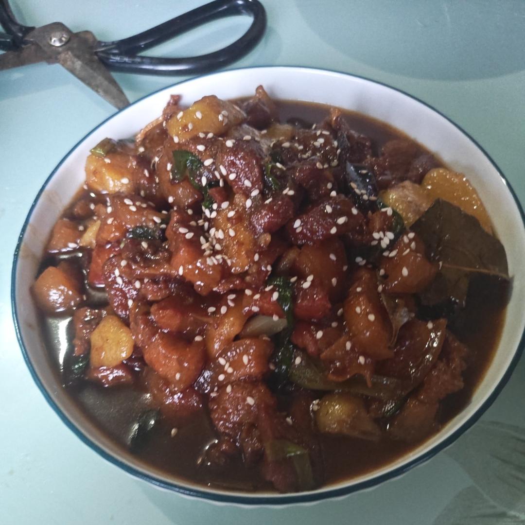 不焯水不放油的家常红烧肉