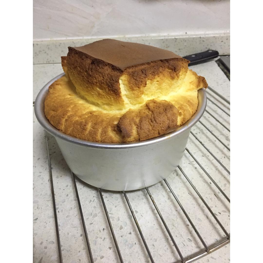 6寸原味戚风蛋糕