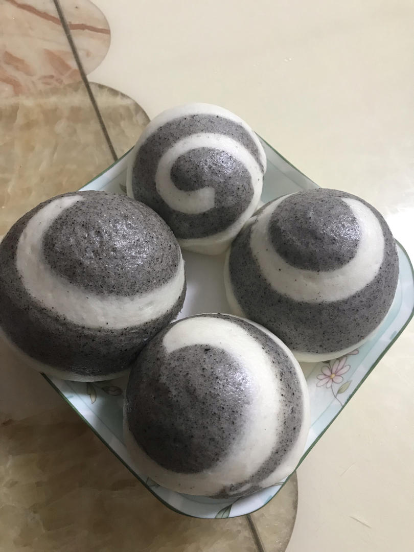 南瓜双色馒头
