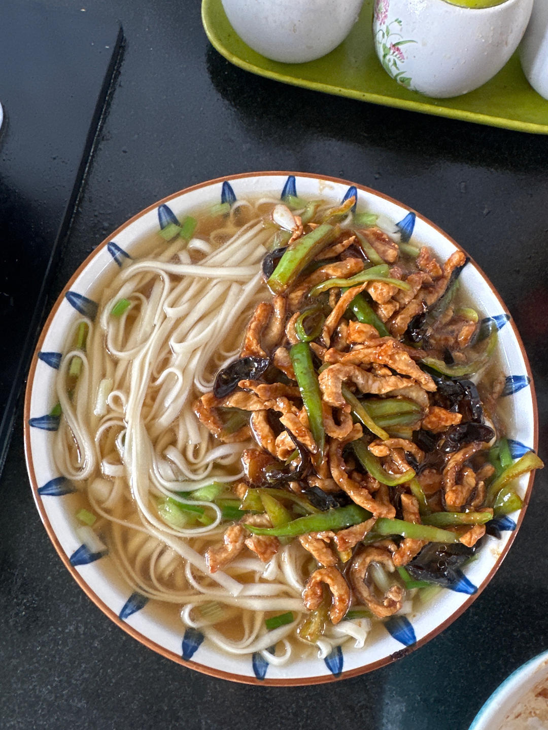 青椒肉丝面
