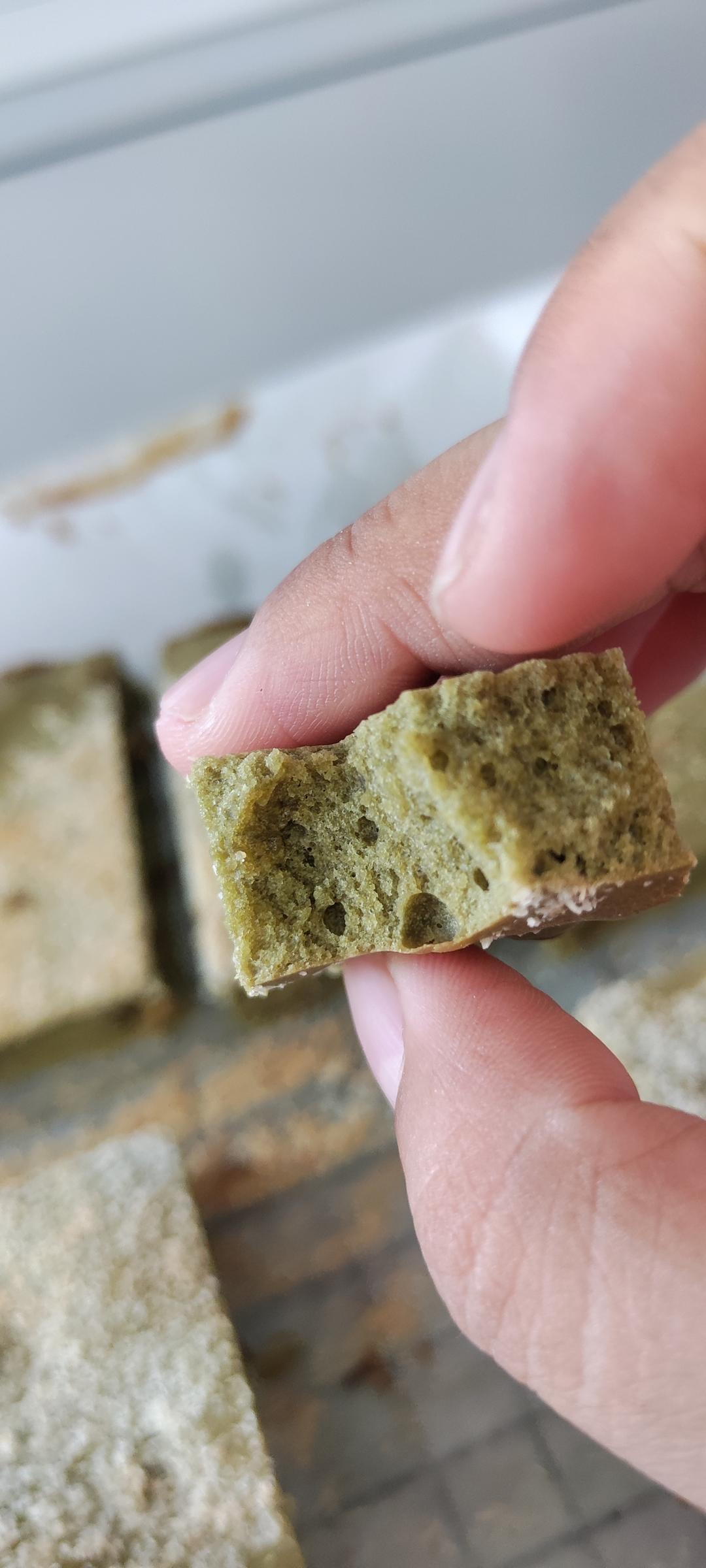 免黄油～无需打发🥥椰香抹茶红豆磅蛋糕