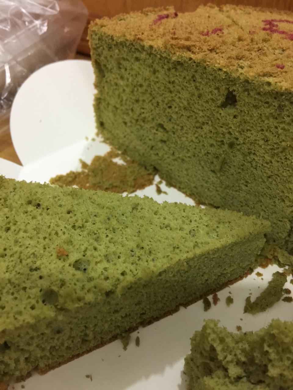 抹茶戚风蛋糕8寸