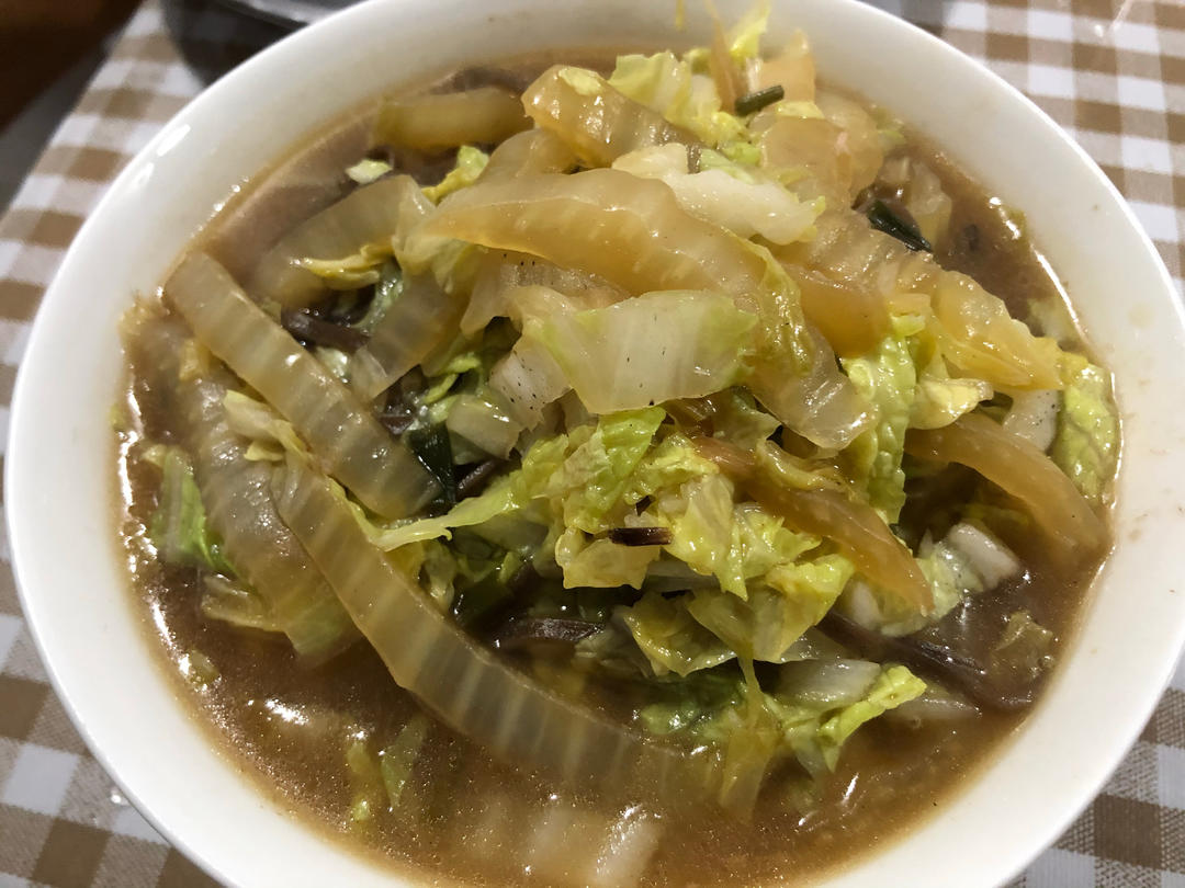 冬日的那一碗暖胃的炝锅面