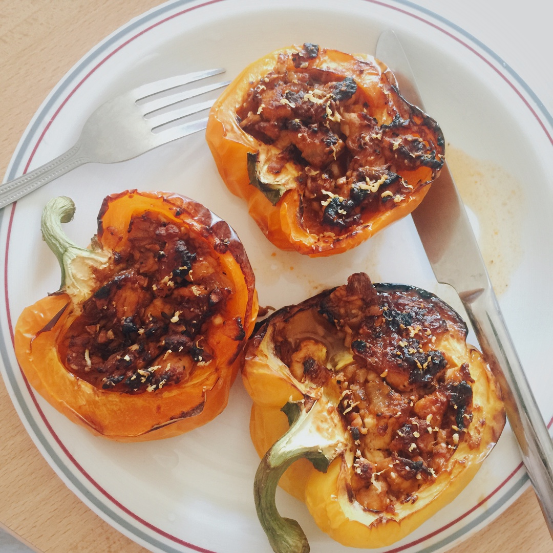 【健康三餐】番茄肉末焗彩椒