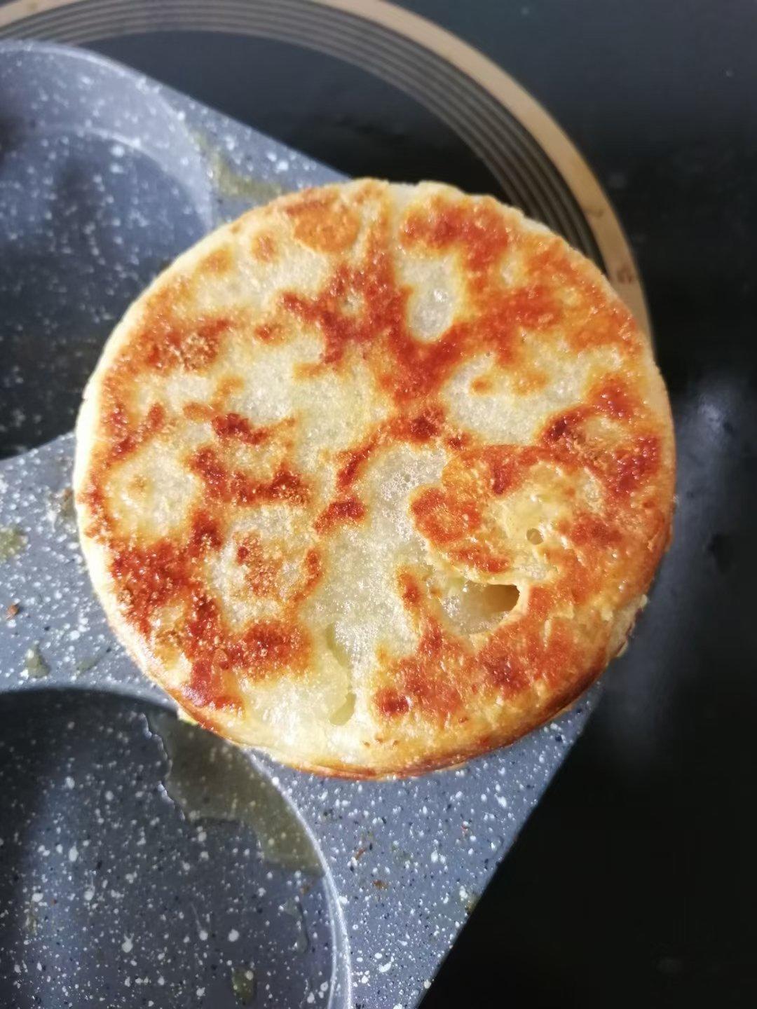 早餐霸王~沉甸甸鸡蛋汉堡