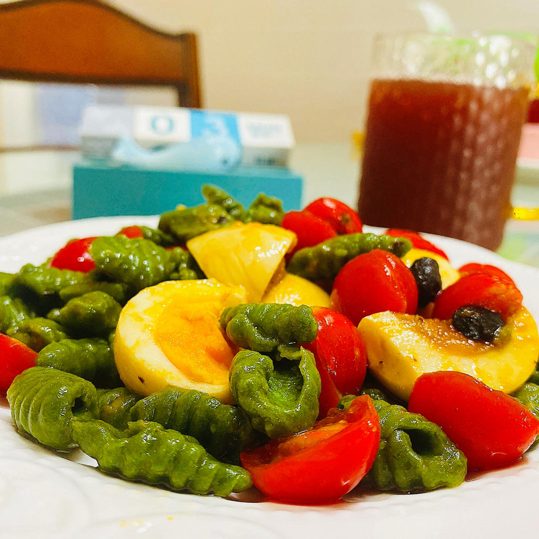 凉拌莜面鱼鱼的做法