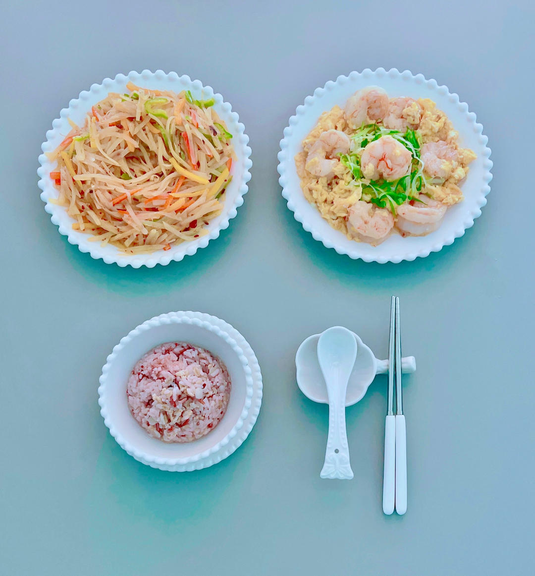 鲜香嫩滑的 虾仁滑蛋