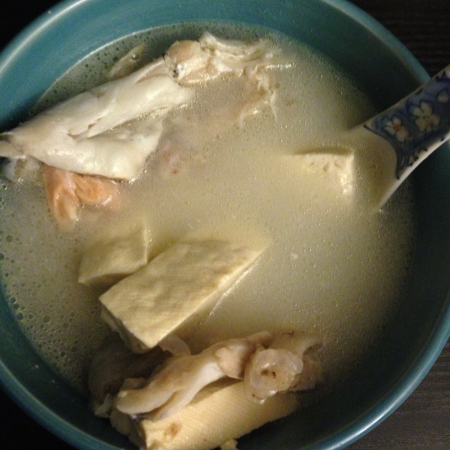 三文鱼头豆腐汤