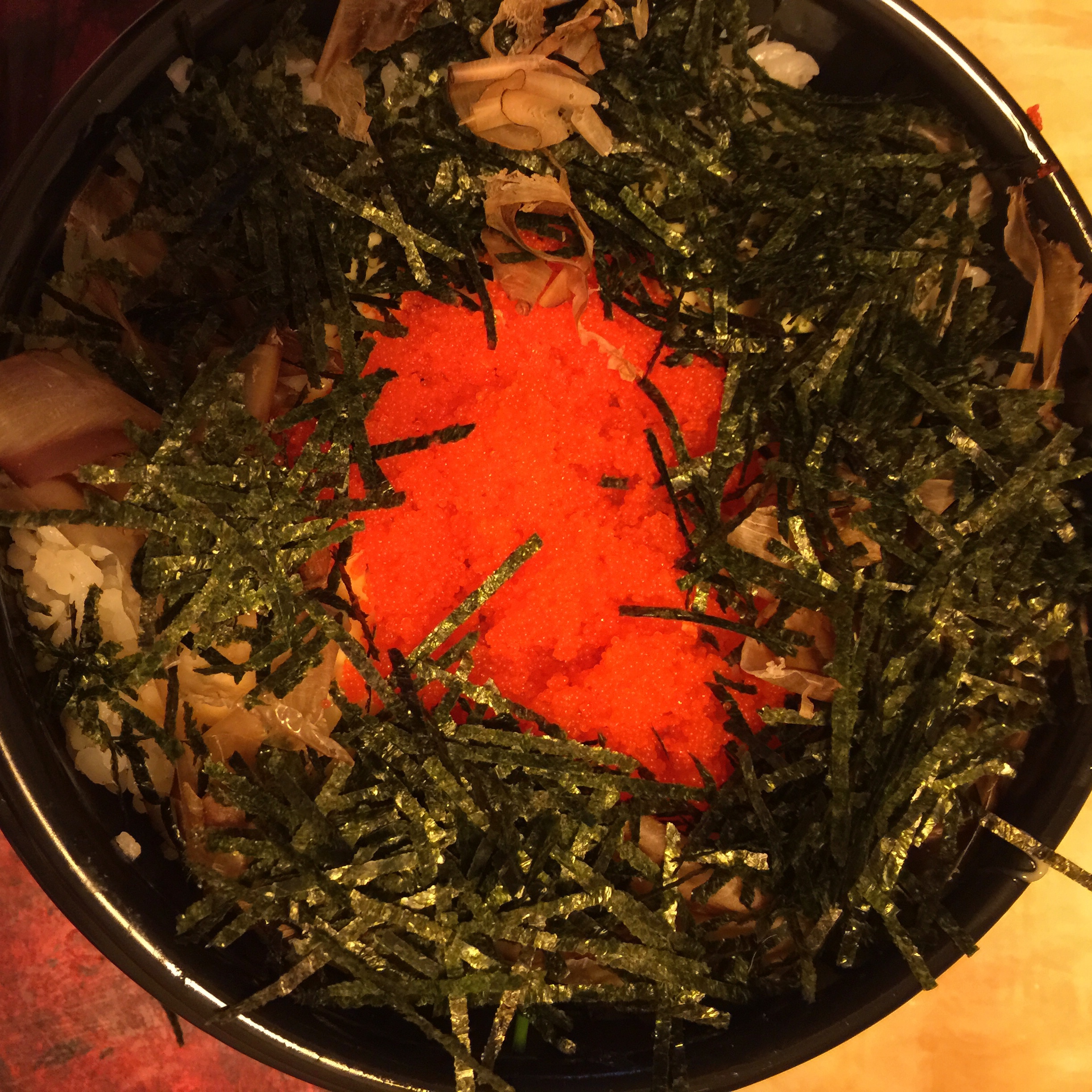 不正宗的日式石锅鱼籽饭的做法