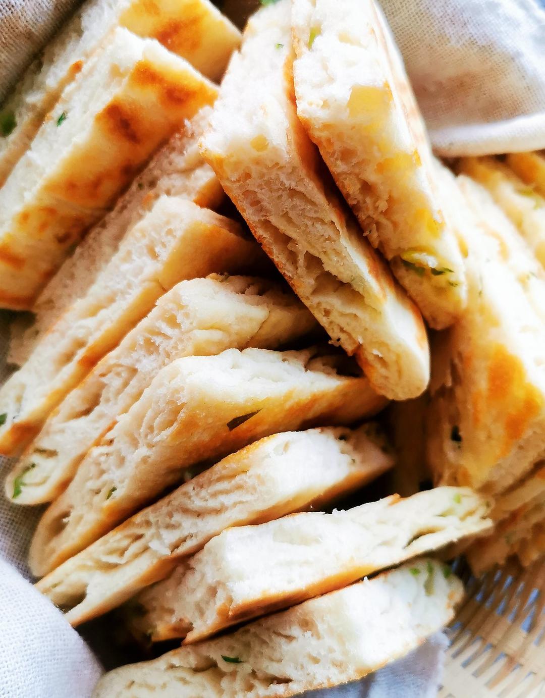 黄油葱香烙饼（发面）