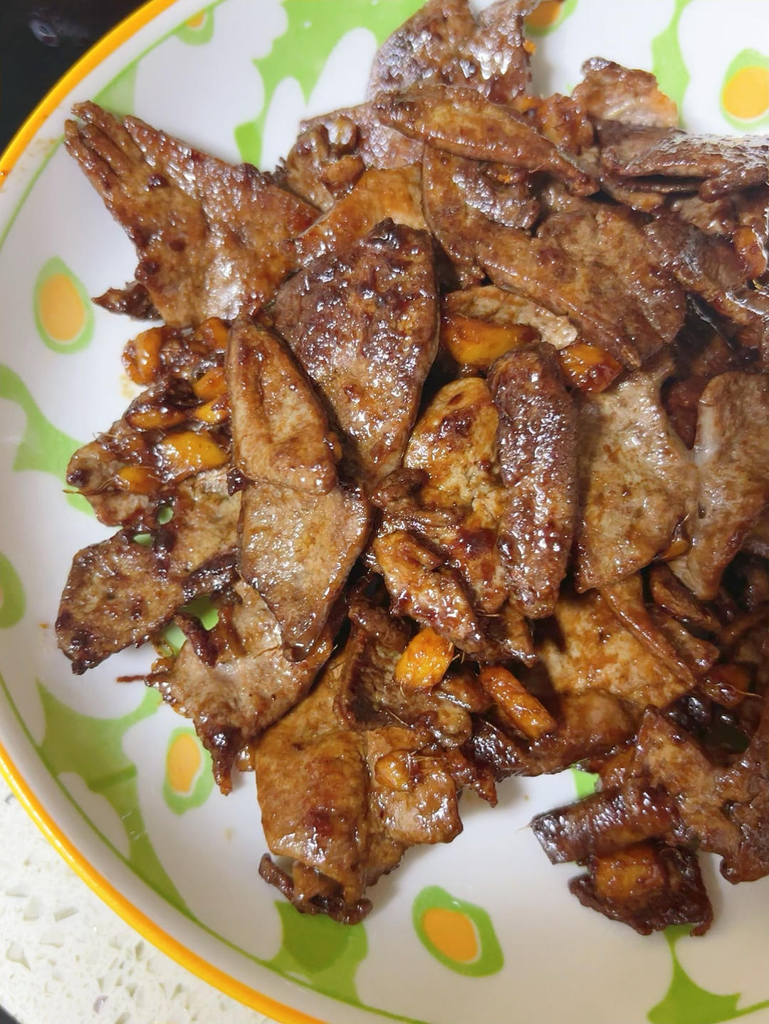 香煎猪肝