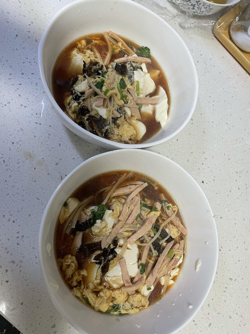 鲜香卤汁豆腐脑