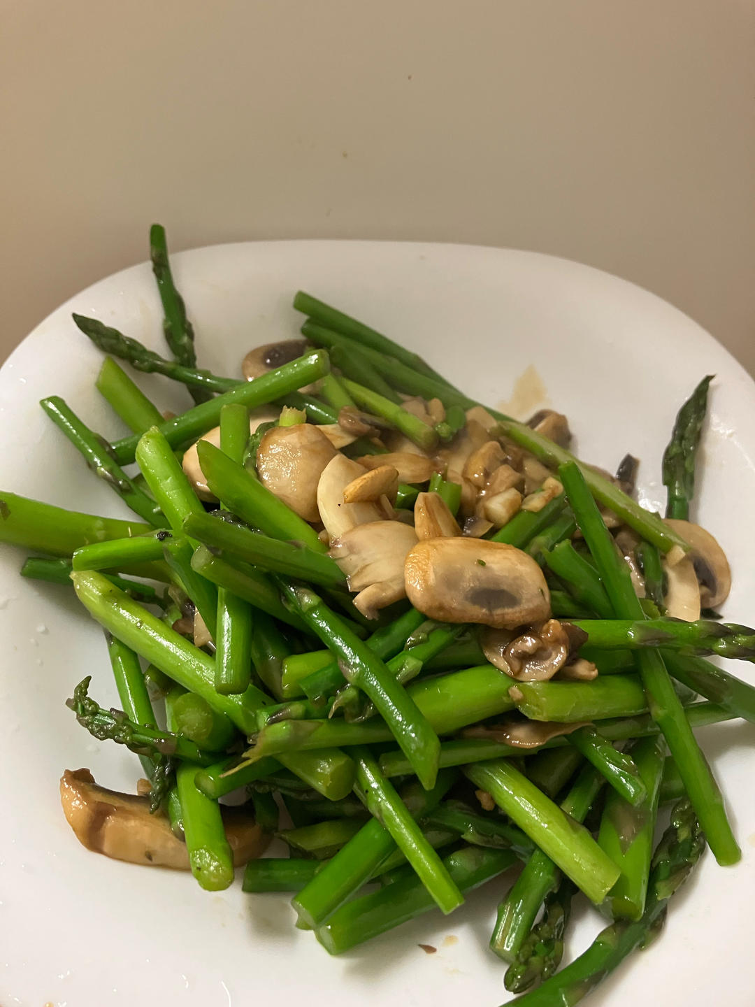 港式芦笋蘑菇