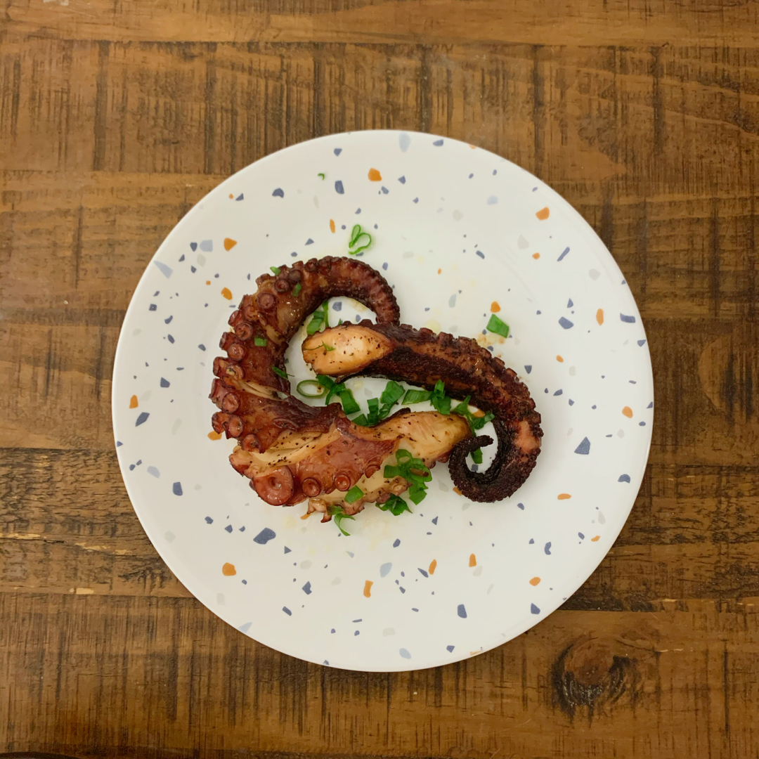 【The minnow kitchen】希腊烤章鱼（Greek style grilled octopus）
