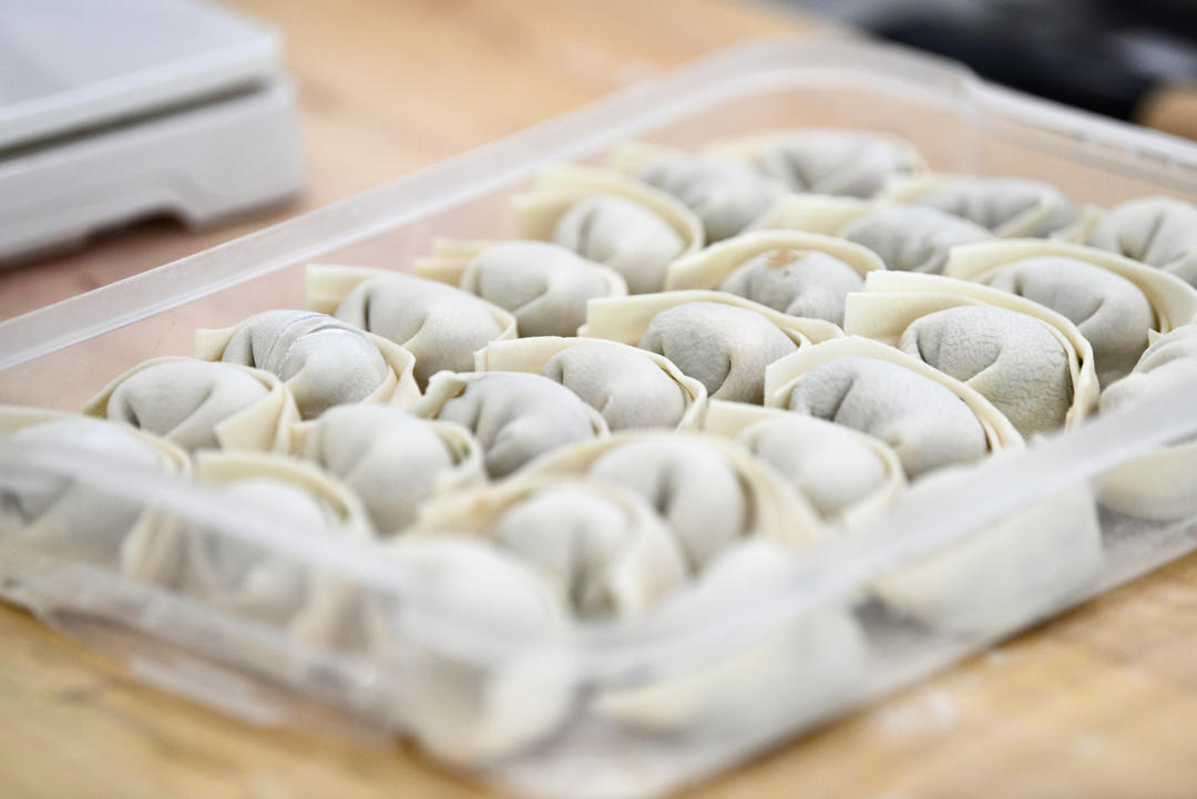 自己做馄饨皮、云吞皮