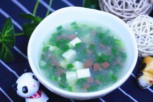 鸭血豆腐汤 宝宝辅食食谱的做法 步骤15