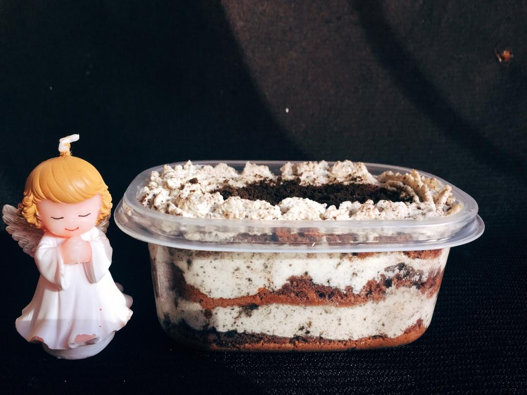 奥利奥咸奶油可可盒子蛋糕