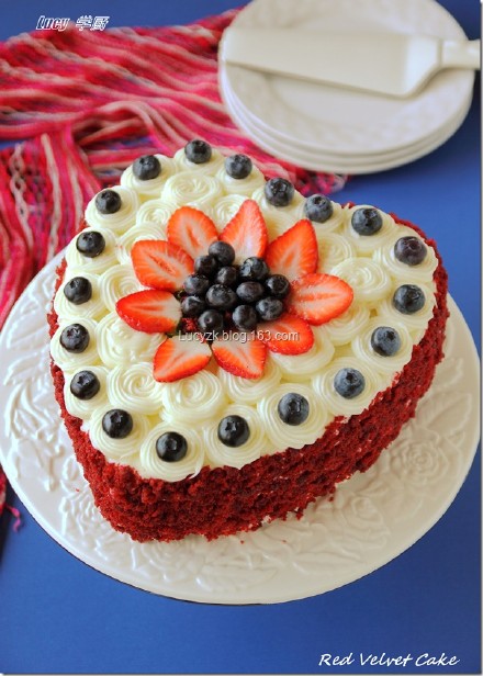 红丝绒心型蛋糕Red Velvet Cake for Valentine's Day的做法