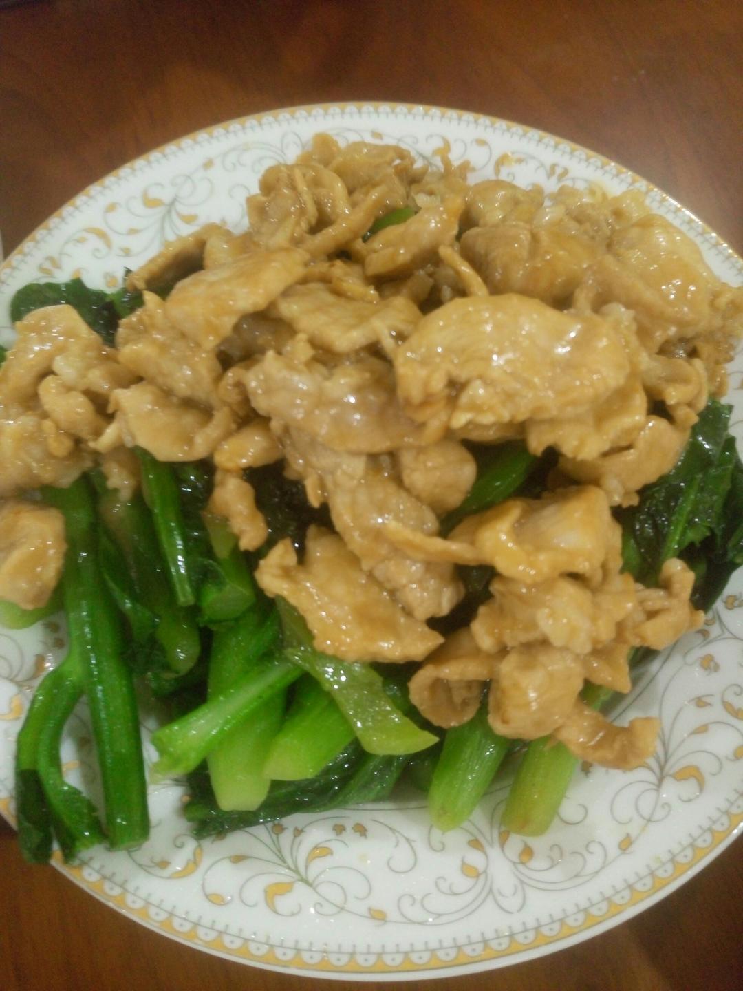 芥蓝炒肉