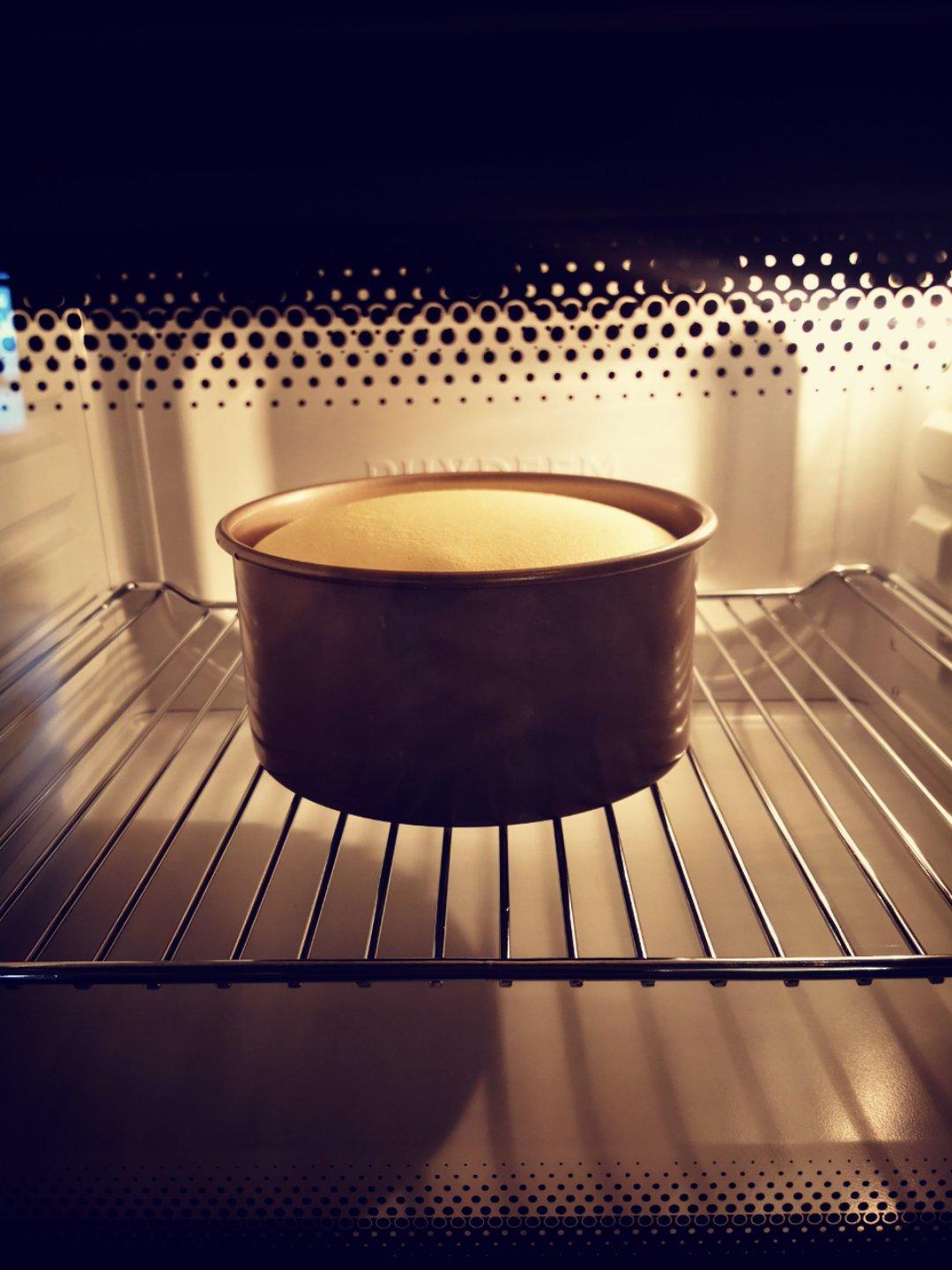 6寸原味戚风蛋糕