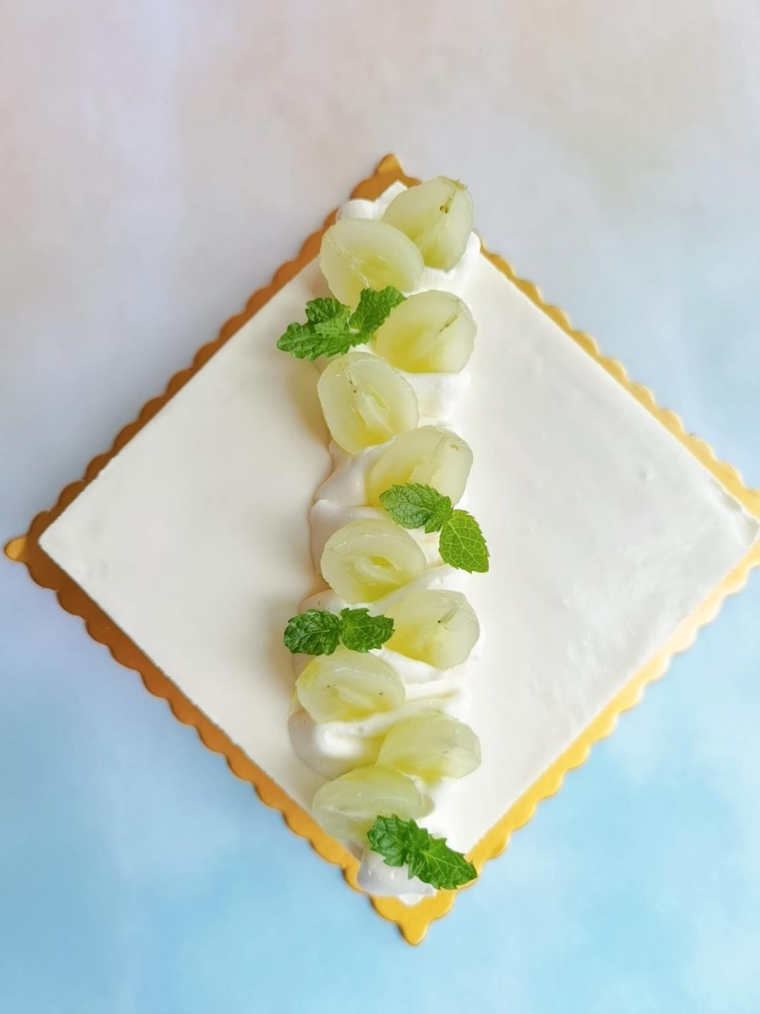 搬运【青提酸奶慕斯蛋糕】—cooking tree