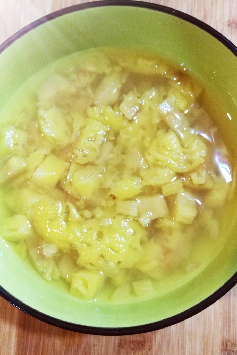 专业厨师123做的糖水菠萝