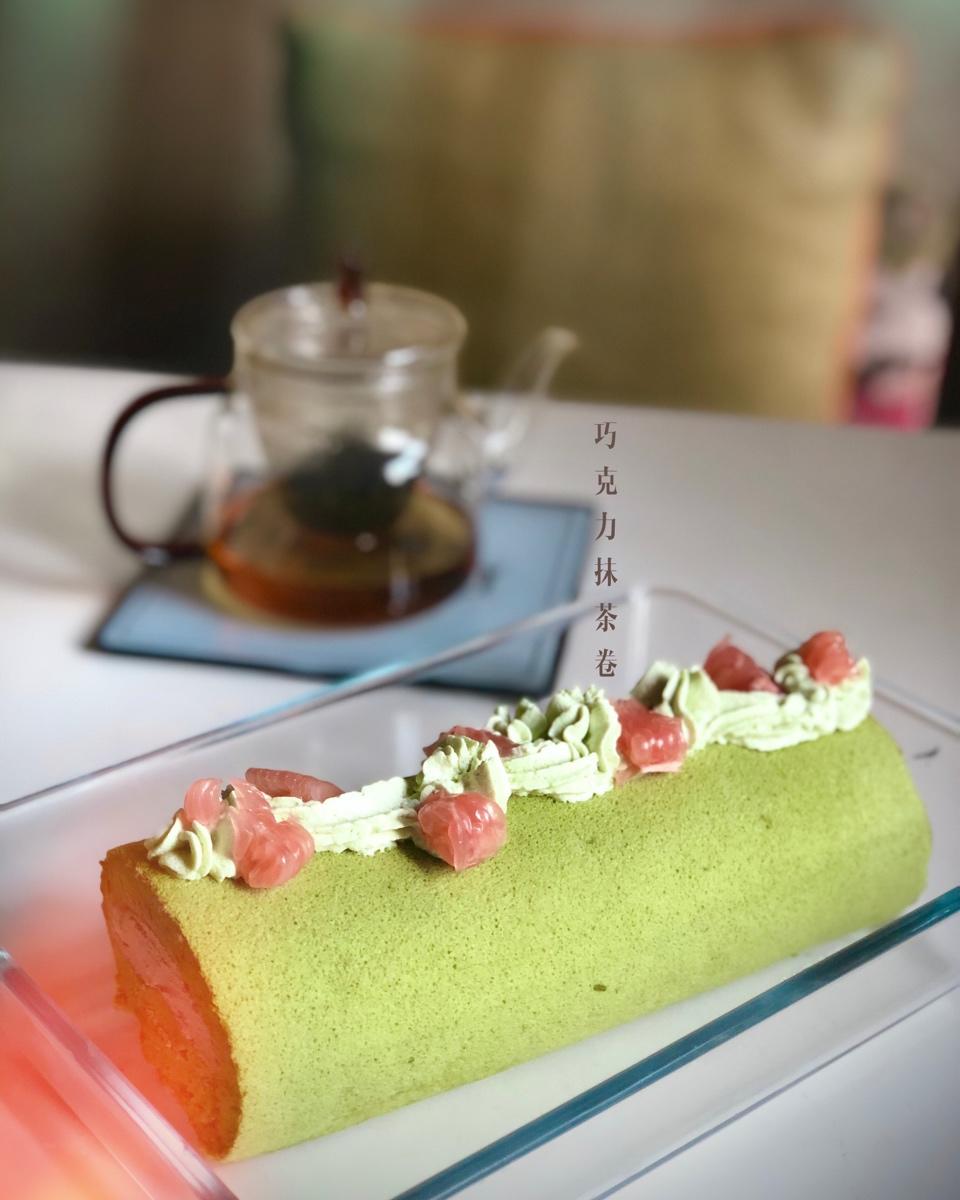 烫面抹茶蛋糕卷
