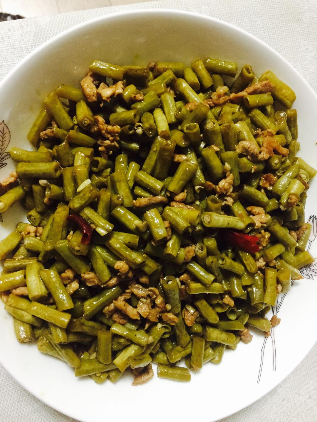 酸豆角肉沫