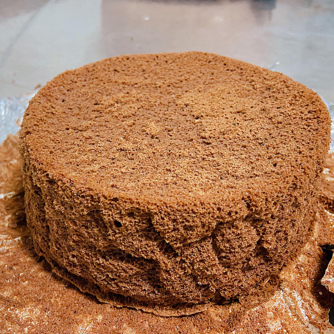 6寸可可戚风（内附8寸5蛋配方）