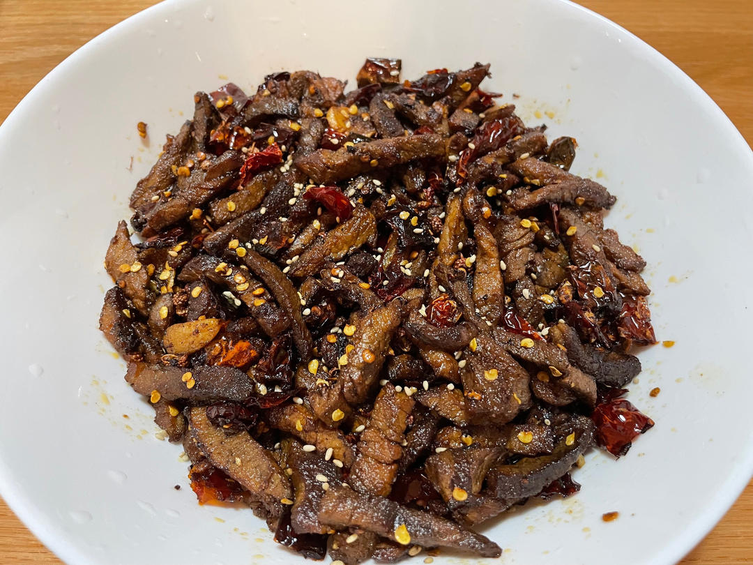 冷吃牛肉干的做法