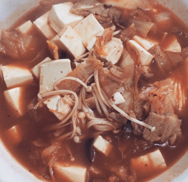 韩国泡菜豆腐汤