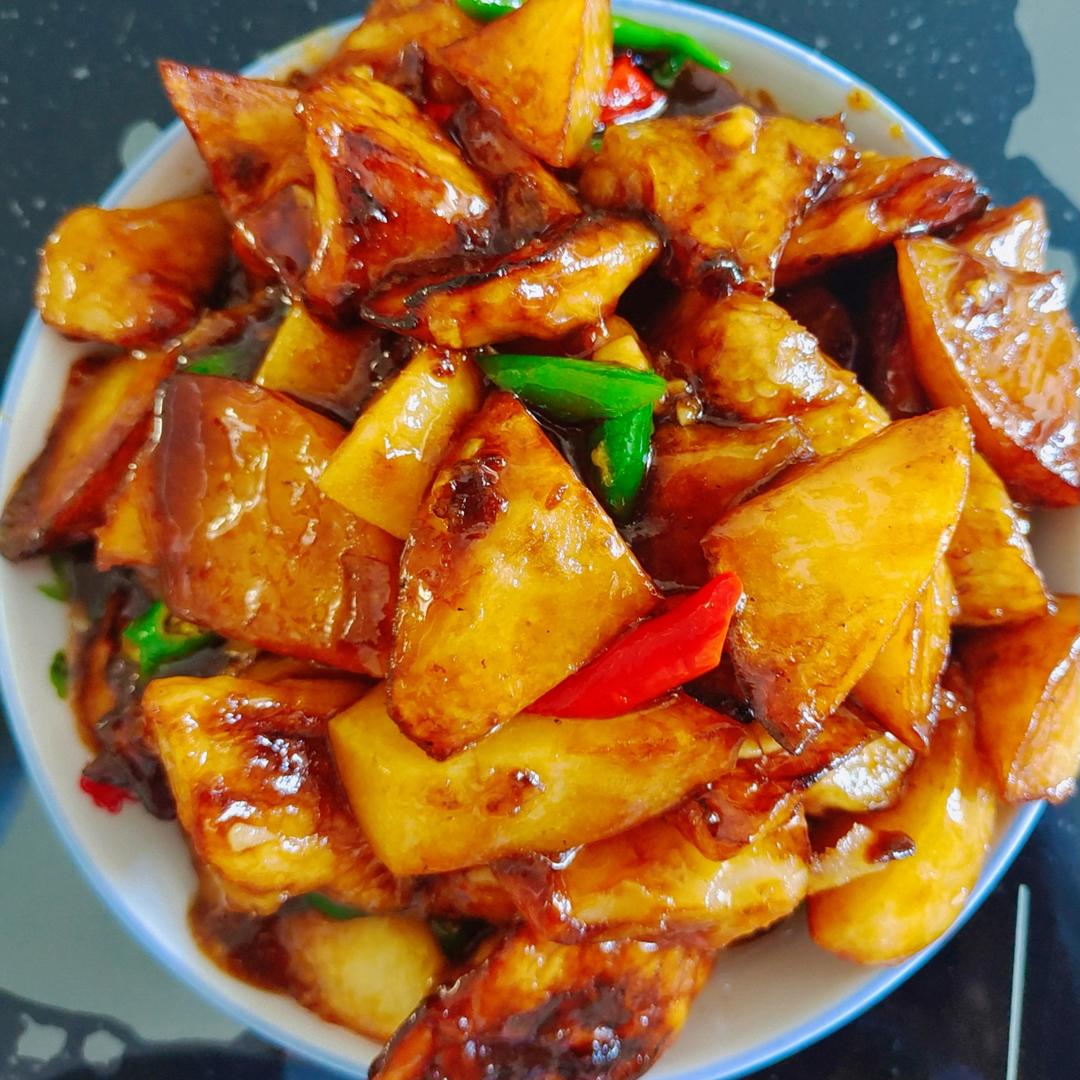 超级下饭的地三鲜