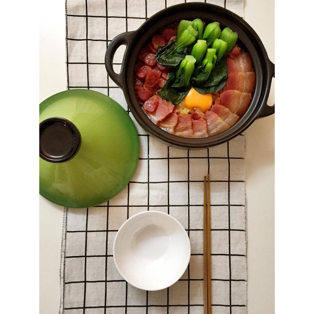 香肠煲仔饭