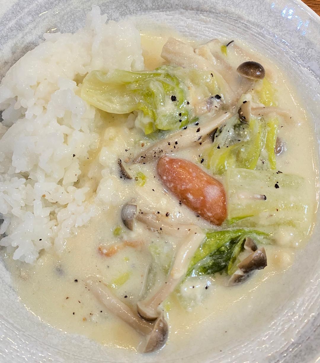 白菜奶油煮