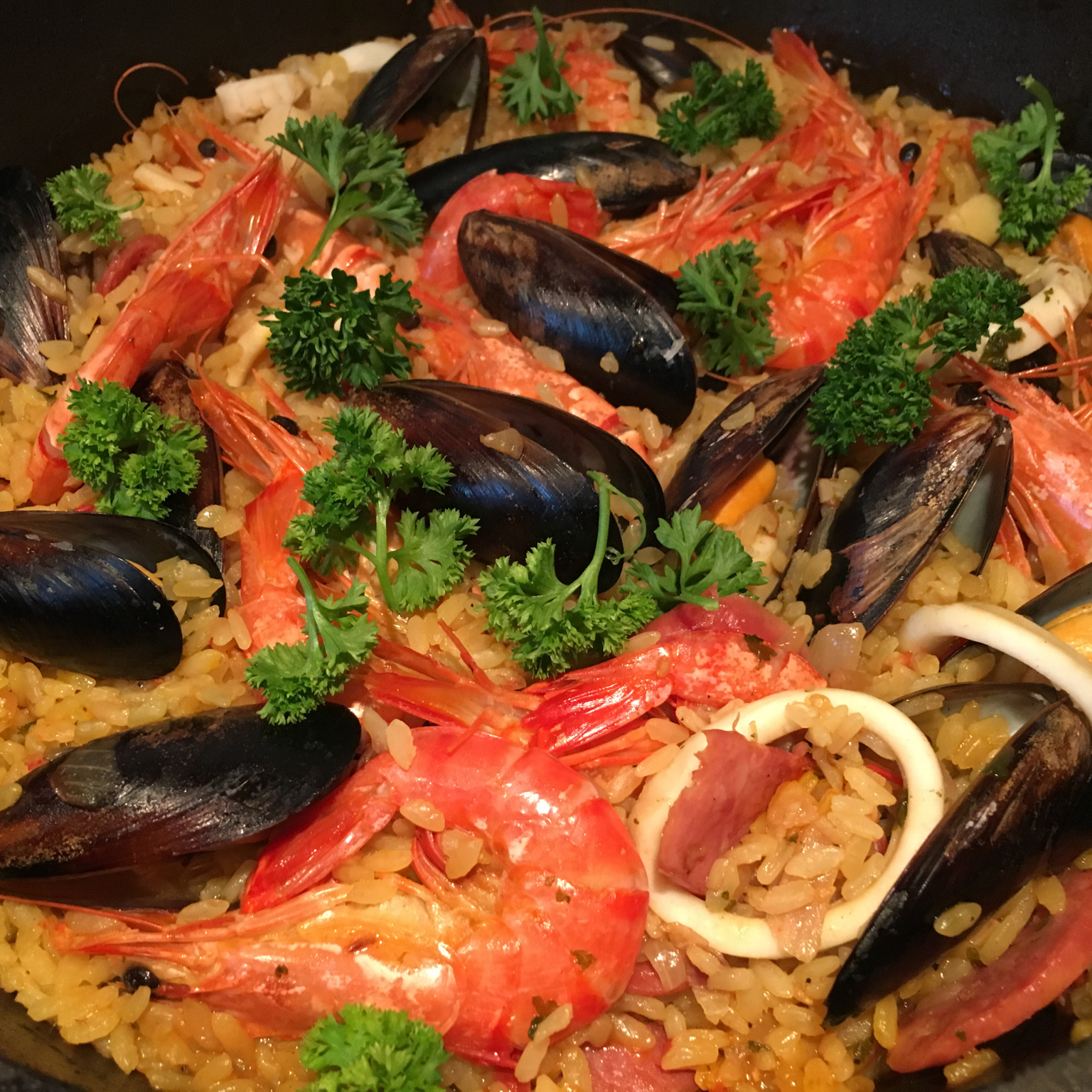 【曼食慢语】Seafood Paella 西班牙海鲜饭