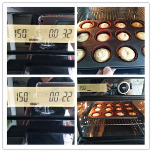 牛油纸杯蛋糕--雷哲A08台式电蒸烤箱的做法 步骤7