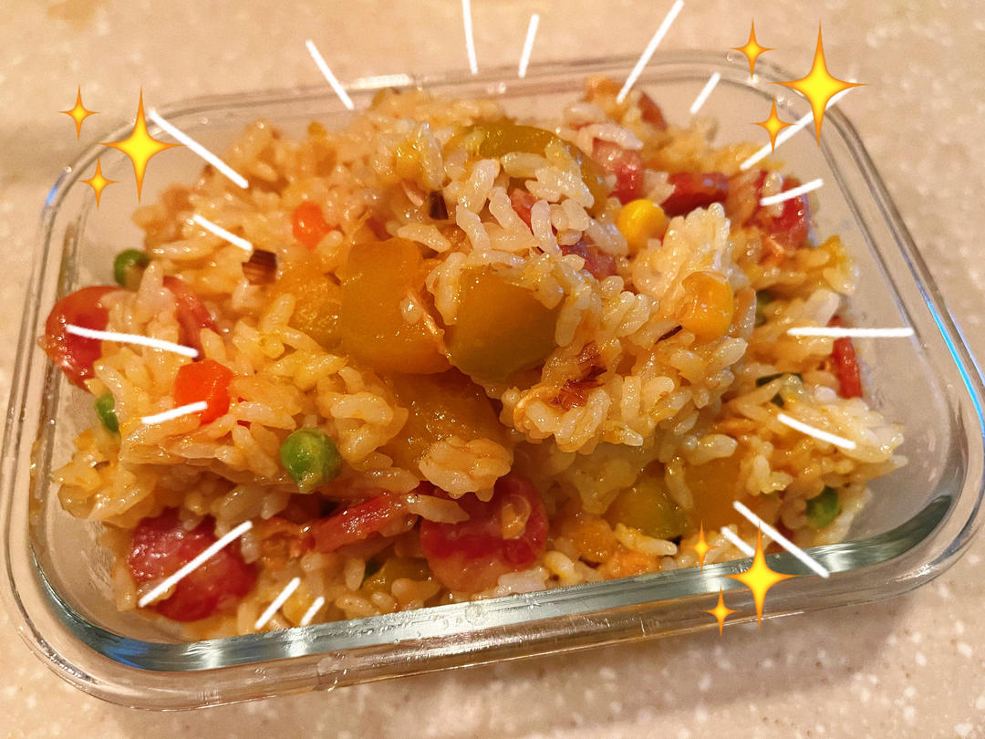 超乎意料之外&好吃的南瓜焖饭