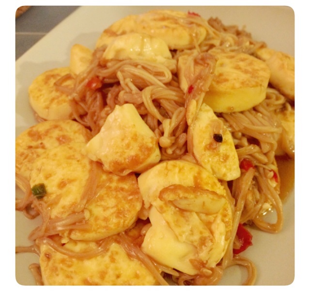 超级下饭菜--金针菇日本豆腐