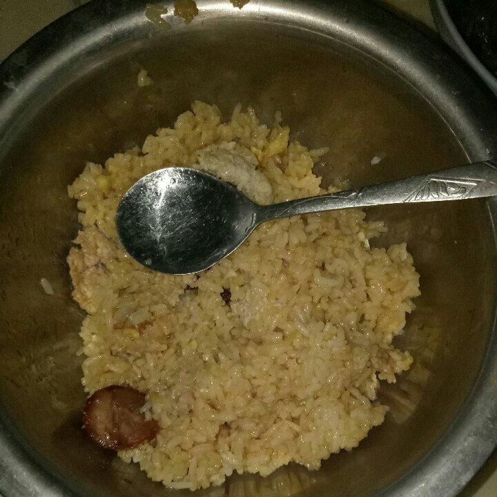 爆好吃的无敌腊肠炒饭