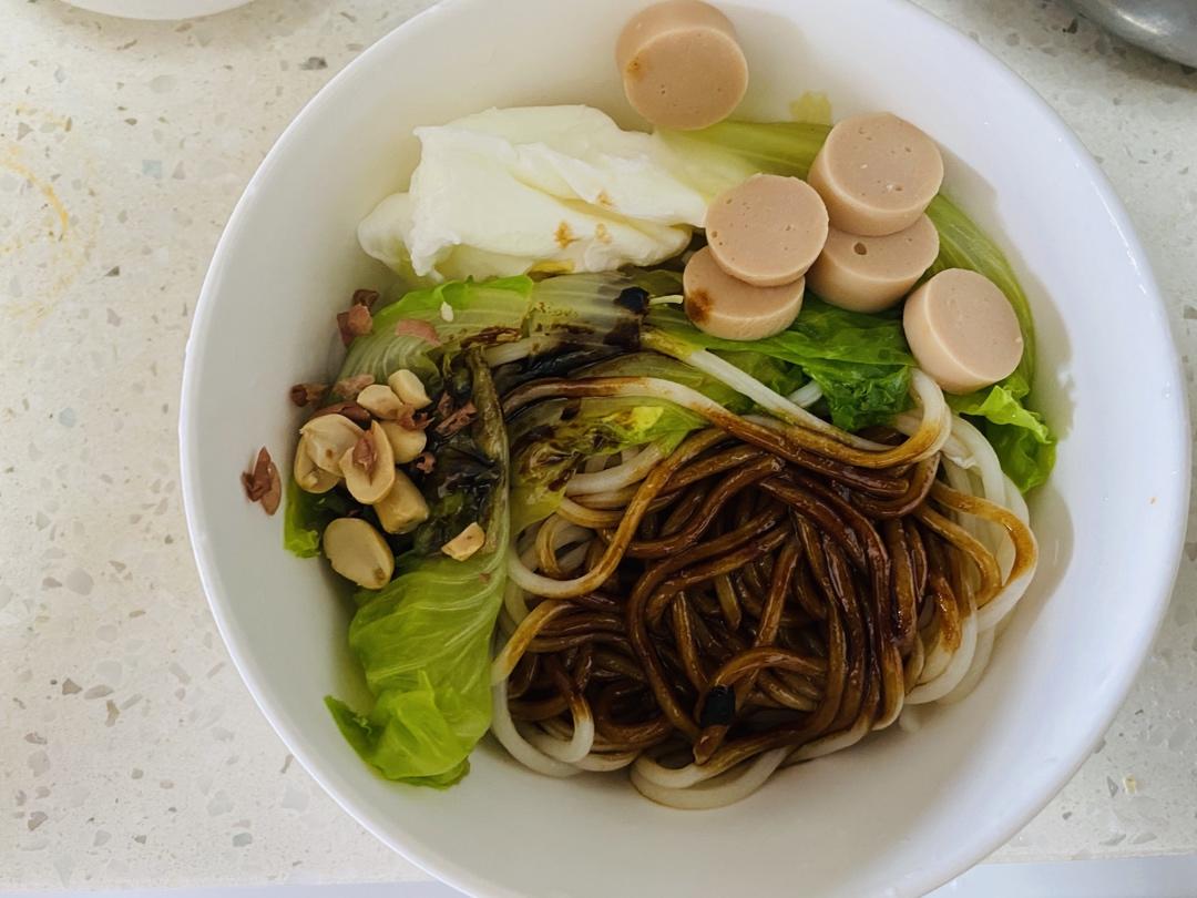 简单好吃的葱油面