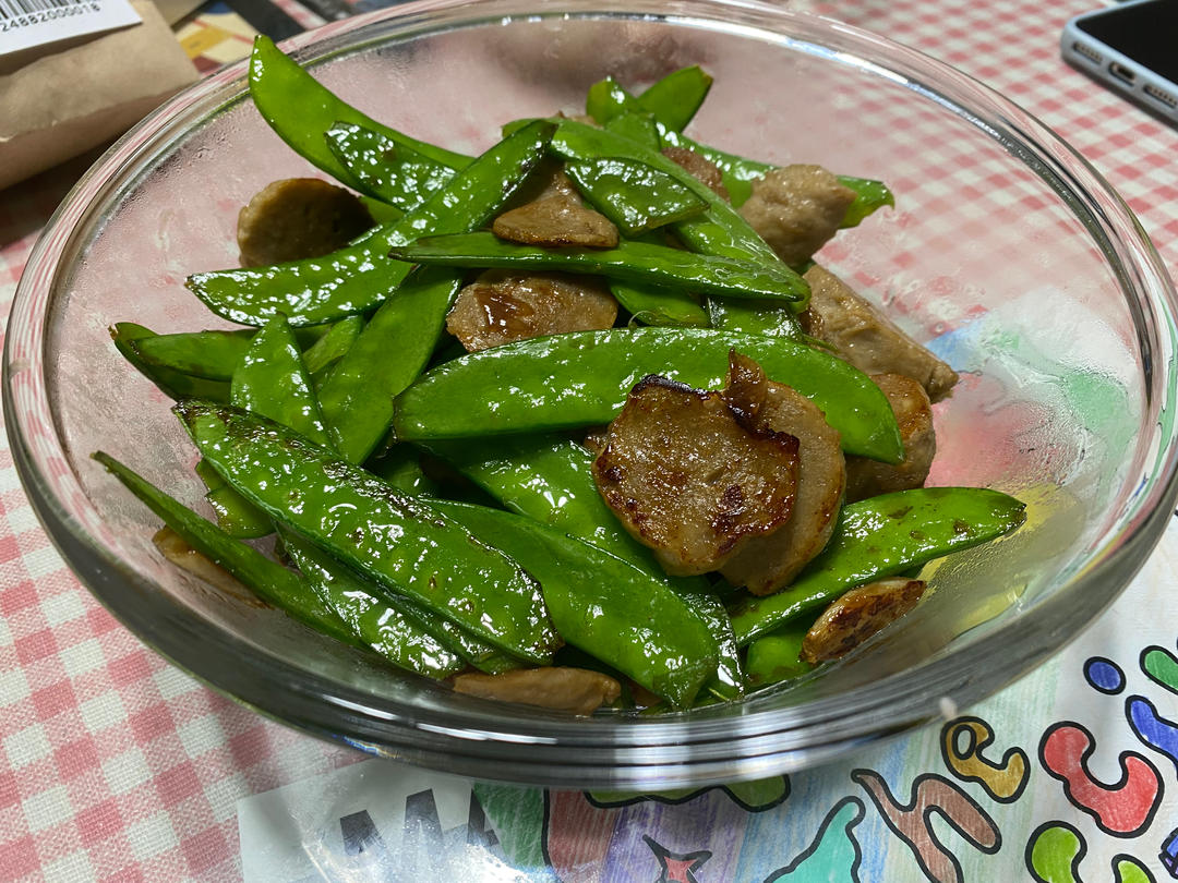 荷兰豆炒牛肉
