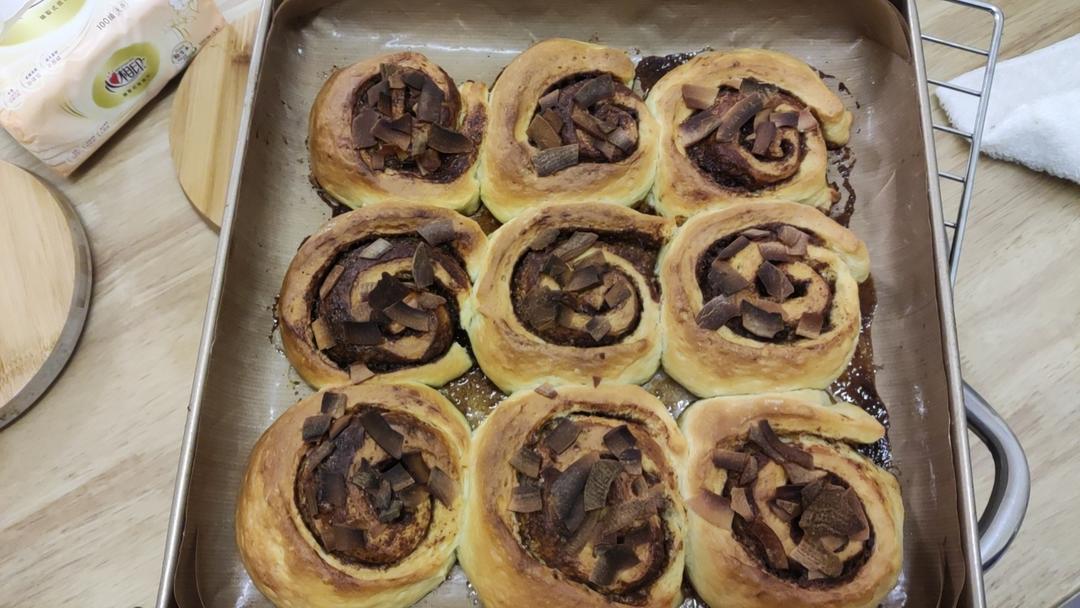 最正宗的美式肉桂卷（不用出膜）