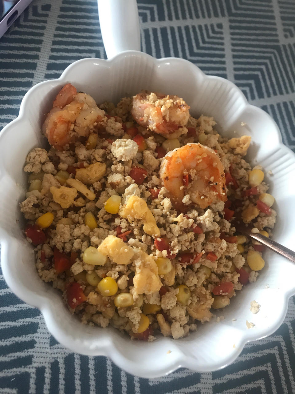 低脂高蛋白无米豆腐炒饭