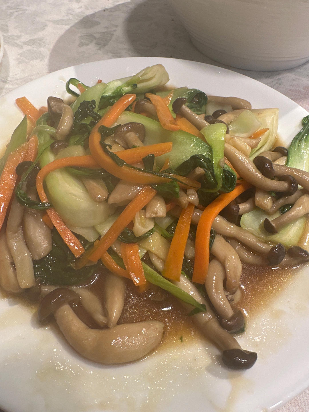 蟹味菇炒小油菜
