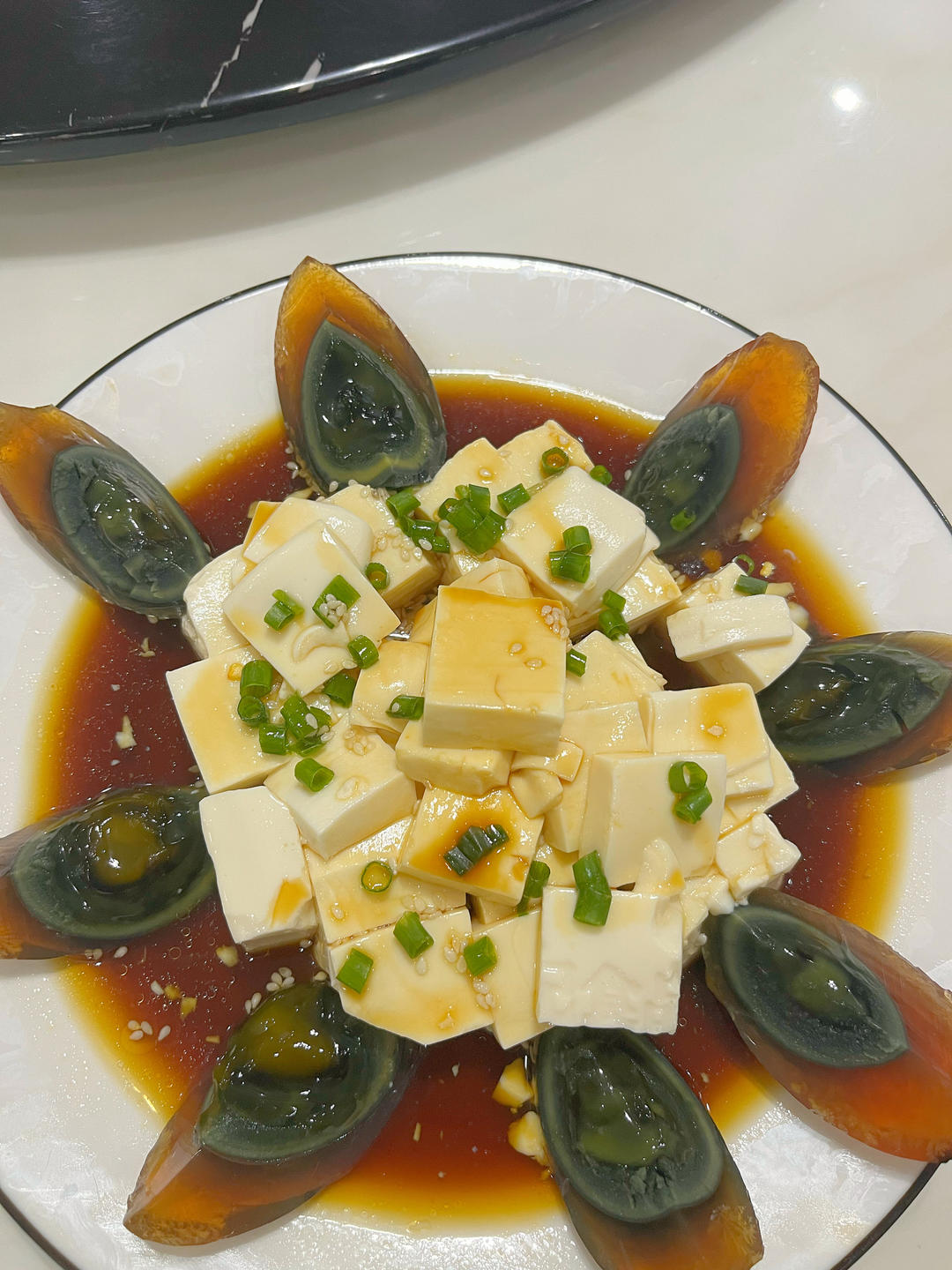 皮蛋豆腐