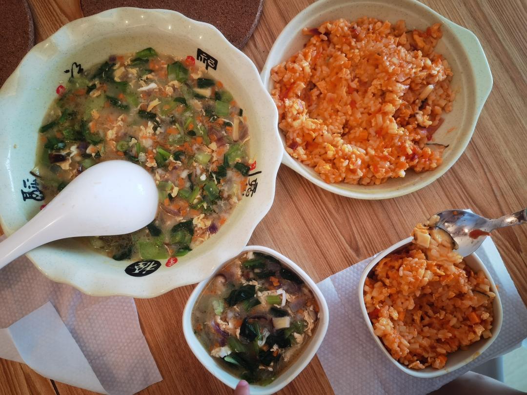 番茄鸡蛋炒饭