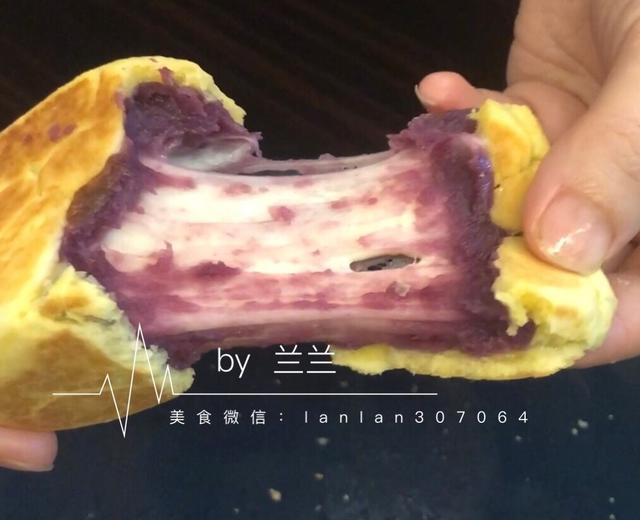 爆浆芝士紫薯仙豆糕的做法