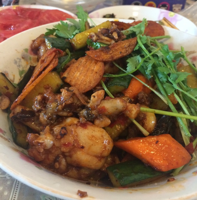 干锅牛蛙