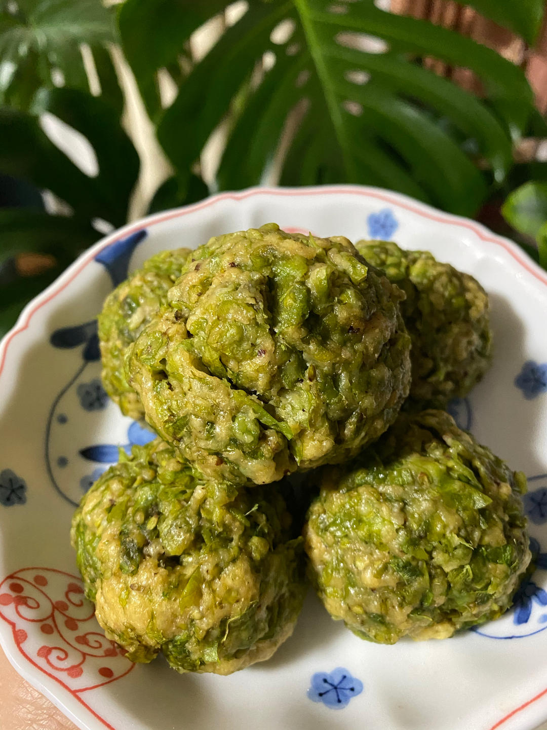 榆钱窝窝（蒸出来还是翠绿色哦）㊙️