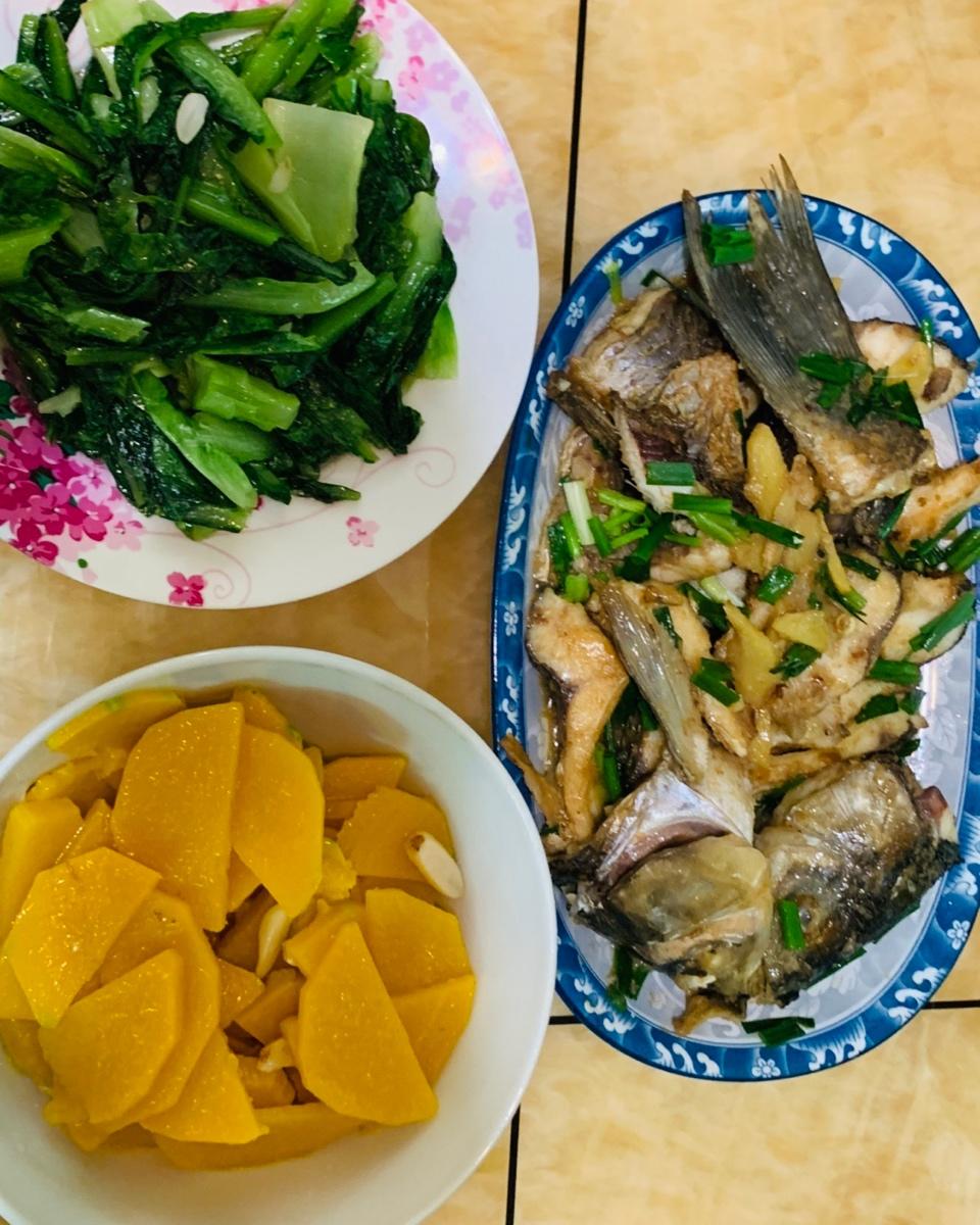 葱烧草鱼块